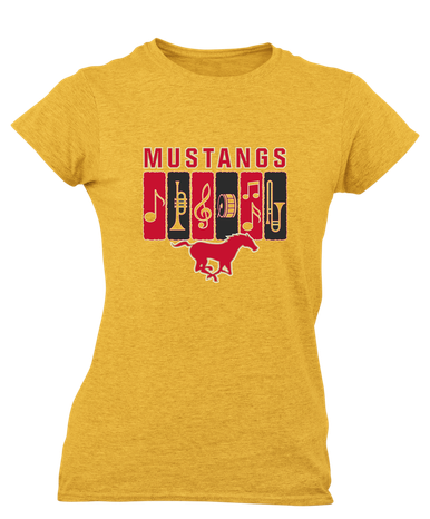 Coronado Mustangs Band # 2 Women's SS T-Shirt