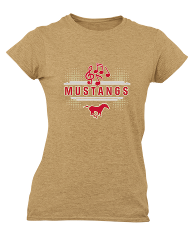 Coronado Mustangs Band # 3 Women's Premium SS T-Shirt