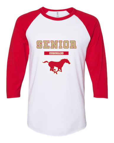 Coronado Mustangs Senior #2 Women's Baseball T-Shirt