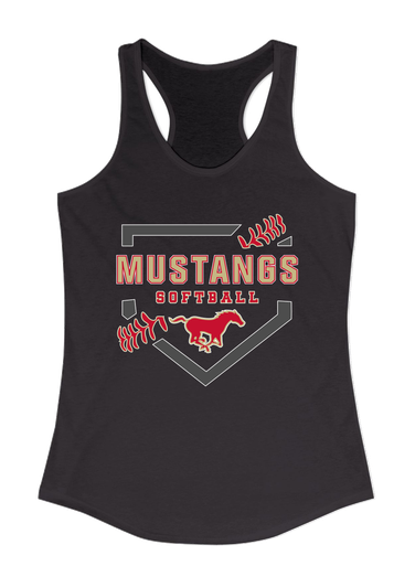 Coronado Mustangs Softball #2 Women's Tank Top