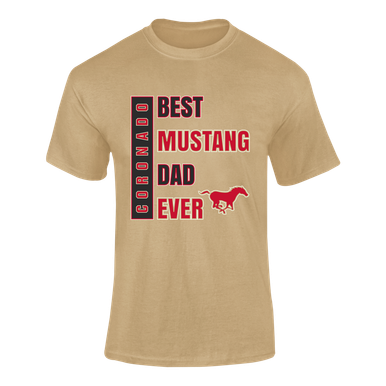 Coronado Mustangs Best Mustang Dad Men's Premium SS T-Shirt
