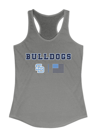 Stone Bridge Bulldogs SB Team Colors Flag Women's Tank Top