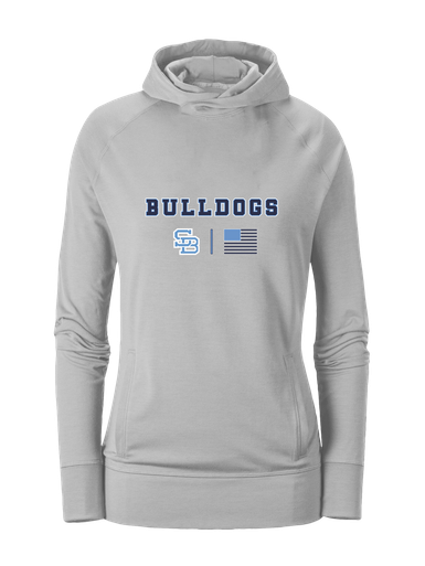 Stone Bridge Bulldogs SB Team Colors Flag Women's Hoodie