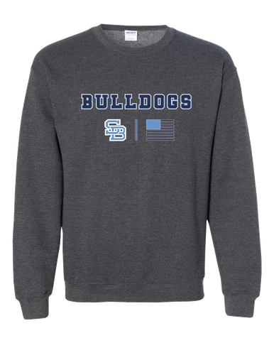 Stone Bridge Bulldogs SB Team Colors Flag Men's Sweatshirt