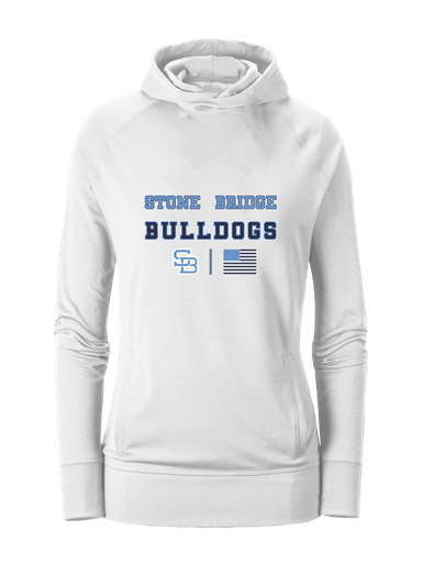 Stone Bridge Bulldogs SB Spirit Flag Women's Hoodie