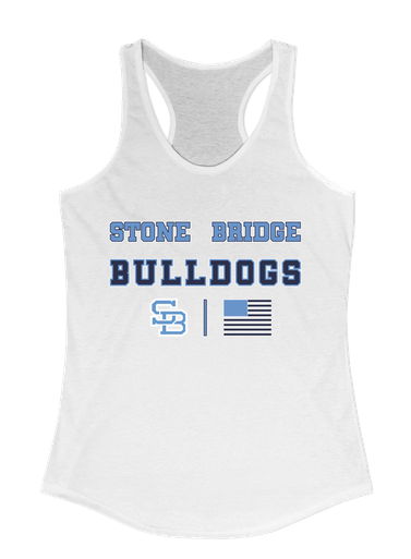 Stone Bridge Bulldogs SB Spirit Flag Women's Tank Top
