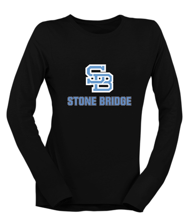 Stone Bridge Bulldogs SB Mascot #2 Women's Premium LS T-Shirt