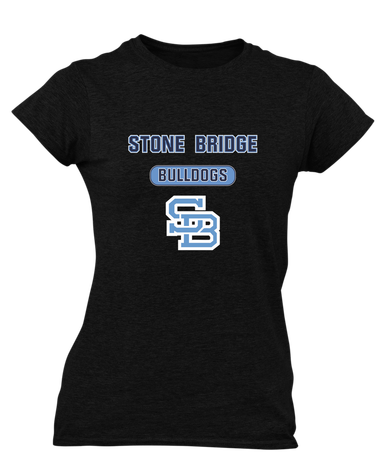 Stone Bridge Bulldogs SB Mascot #3 Women's Premium SS T-Shirt