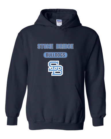 Stone Bridge Bulldogs SB Mascot #3 Men's Hoodie