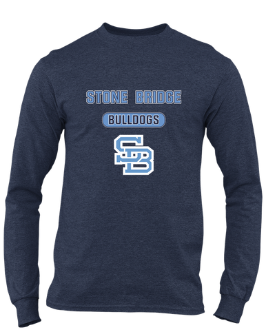 Stone Bridge Bulldogs SB Mascot #3 Men's LS T-Shirt