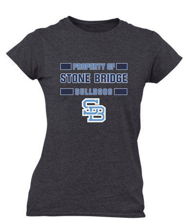 Stone Bridge Bulldogs SB Property Of Women's SS T-Shirt