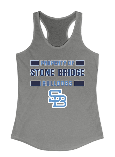 Stone Bridge Bulldogs SB Property Of Women's Tank Top
