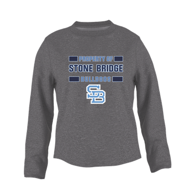 Stone Bridge Bulldogs SB Property Of Women's Sweatshirt