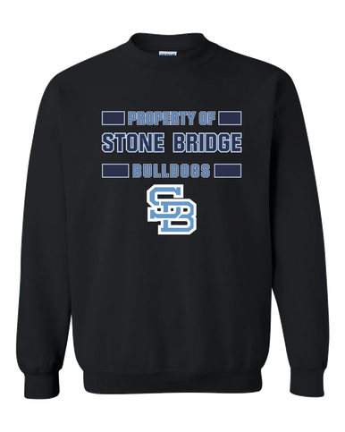 Stone Bridge Bulldogs SB Property Of Men's Sweatshirt