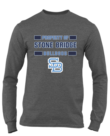 Stone Bridge Bulldogs SB Property Of Men's Premium LS T-Shirt