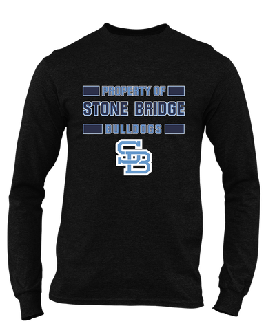Stone Bridge Bulldogs SB Property Of Men's LS T-Shirt