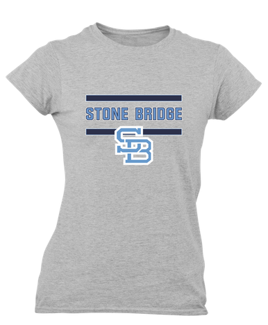 Stone Bridge Bulldogs SB Mascot #4 Women's Premium SS T-Shirt