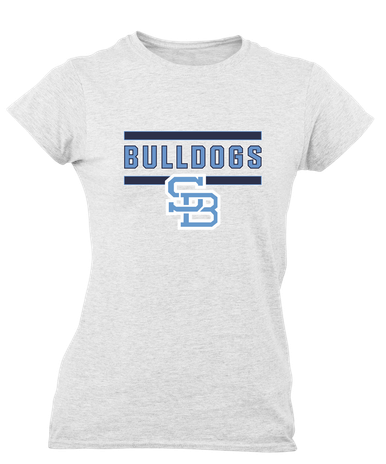 Stone Bridge Bulldogs SB Mascot #5 Women's Premium SS T-Shirt