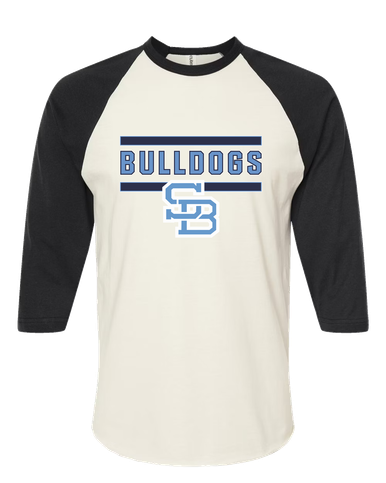 Stone Bridge Bulldogs SB Mascot #5 Men's Baseball T-Shirt