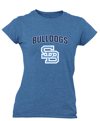 Stone Bridge Bulldogs SB Mascot #6 Women's Premium SS T-Shirt