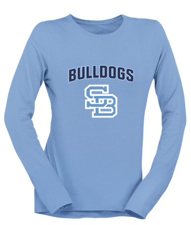 Stone Bridge Bulldogs SB Mascot #6 Women's LS T-Shirt