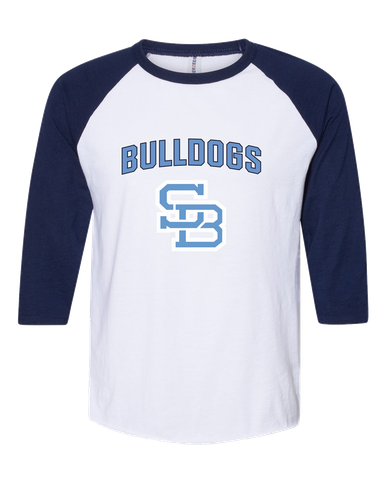 Stone Bridge Bulldogs SB Mascot #6 Men's Baseball T-Shirt