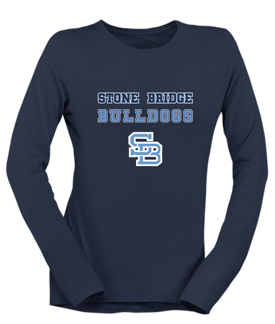 Stone Bridge Bulldogs SB Spirit Women's LS T-Shirt
