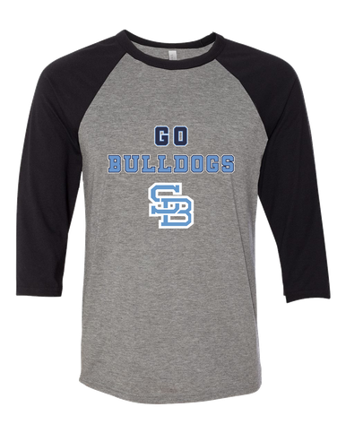 Stone Bridge Bulldogs SB Go Team Women's Baseball T-Shirt