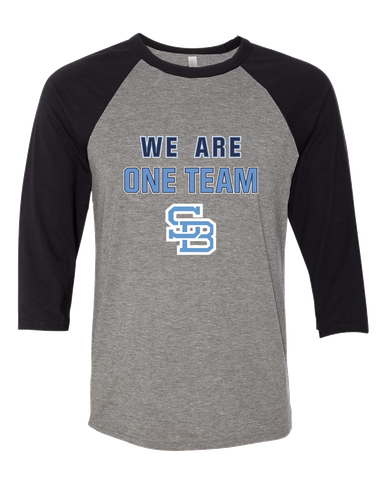 Stone Bridge Bulldogs SB We Are One Team Men's Baseball T-Shirt