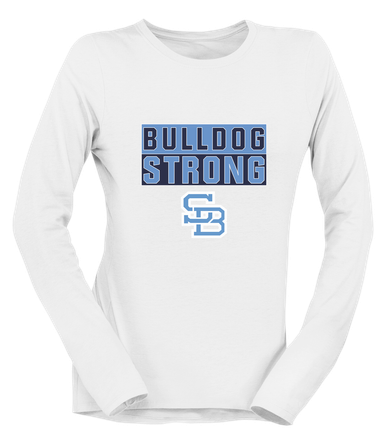 Stone Bridge Bulldogs SB Strong #1 Women's LS T-Shirt