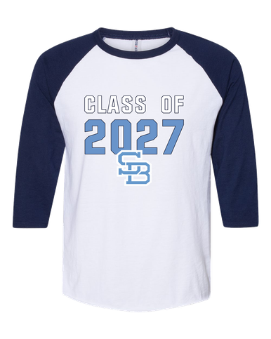 Stone Bridge Bulldogs SB Class of 2027 Men's Baseball T-Shirt
