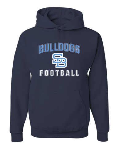 Stone Bridge Bulldogs SB Football #1 Men's Premium Hoodie