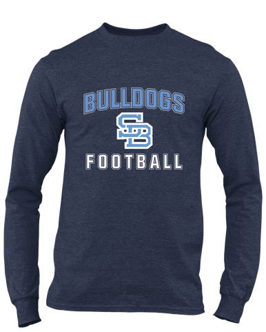 Stone Bridge Bulldogs SB Football #1 Men's Premium LS T-Shirt