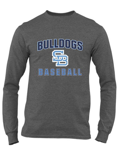 Stone Bridge Bulldogs SB Baseball #1 Men's LS T-Shirt