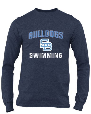 Stone Bridge Bulldogs SB Swimming Men's LS T-Shirt