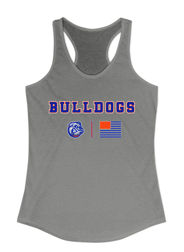 Freeport Bulldogs Team Colors Flag Women's Tank Top