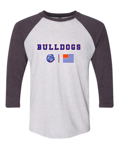 Freeport Bulldogs Team Colors Flag Men's Baseball T-Shirt