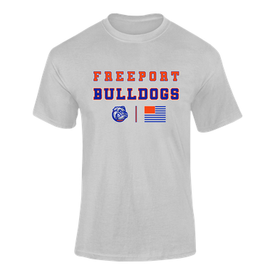 Freeport Bulldogs Spirit Flag Men's SS T-Shirt