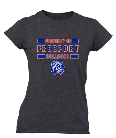 Freeport Bulldogs Property Of Women's Premium SS T-Shirt