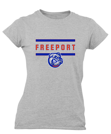 Freeport Bulldogs Mascot #4 Women's Premium SS T-Shirt
