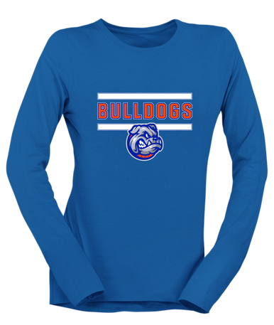 Freeport Bulldogs Mascot #5 Women's LS T-Shirt