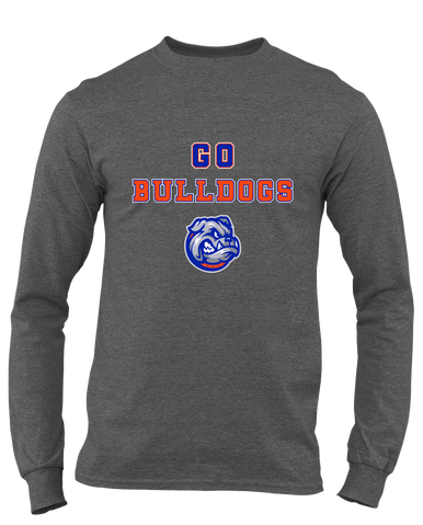 Freeport Bulldogs Go Team Men's LS T-Shirt
