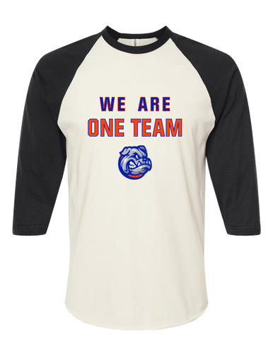 Freeport Bulldogs We Are One Team Women's Baseball T-Shirt