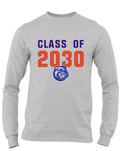 Freeport Bulldogs Class of 2030 Men's LS T-Shirt