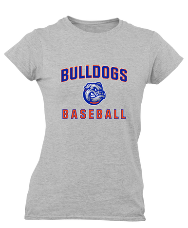 Freeport Bulldogs Baseball #1 Women's SS T-Shirt
