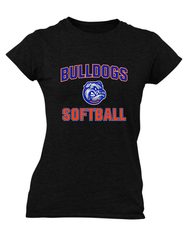 Freeport Bulldogs Softball #1 Women's Premium SS T-Shirt