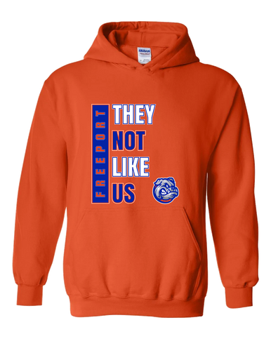 Freeport Bulldogs They Not Like Us #1 Men's Hoodie