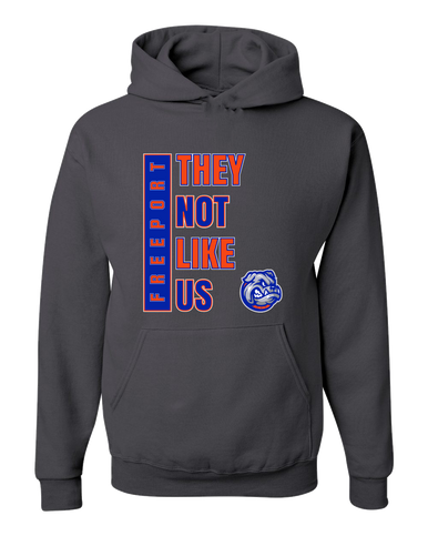 Freeport Bulldogs They Not Like Us #1 Men's Premium Hoodie