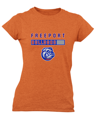 Freeport Bulldogs Mascot #7 Women's Premium SS T-Shirt