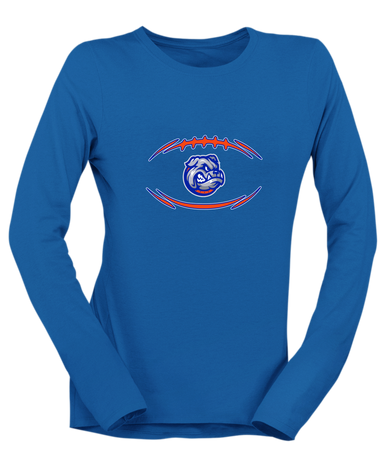 Freeport Bulldogs Football #3 Women's Premium LS T-Shirt
